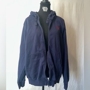 U.S. Polo Assn. Dark Blue Hoodie Jacket
